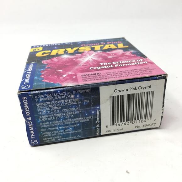 Thames & Kosmos Grow a Pink Crystal Experiment Kit Science of Crystal Formation - Picture 2 of 4